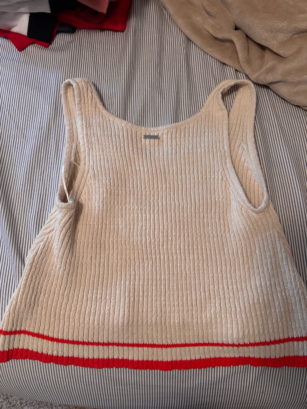 Billabong Cream Ribbed Set - Picture 3 of 6